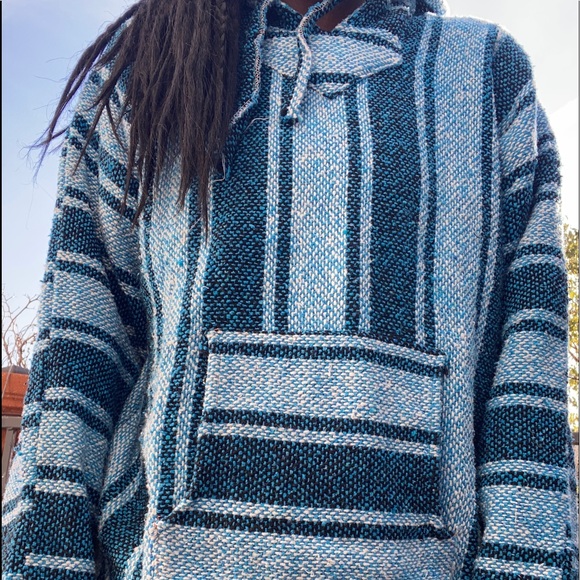baja hoodie blue